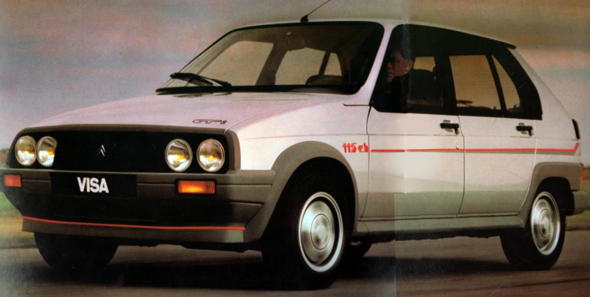 1986 VISA GTi 115 ch