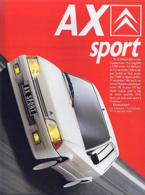 1987 Ax Sport phase 1 pub AC n 19